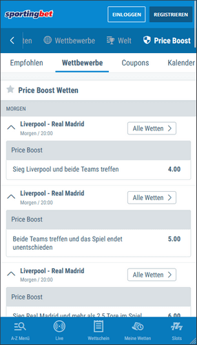 fussball wetten online