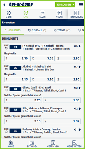 bet-at-home test