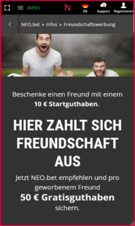 NEO.bet Werbebonus