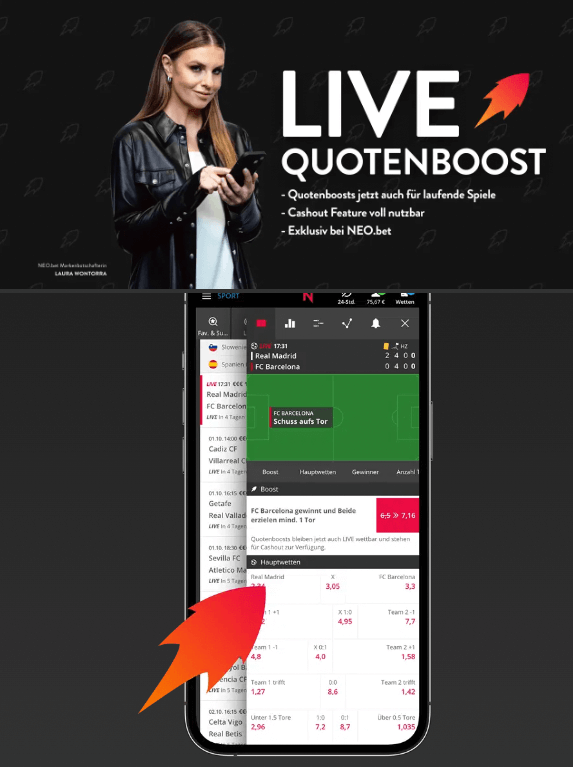 Neobet Live Quotenboost