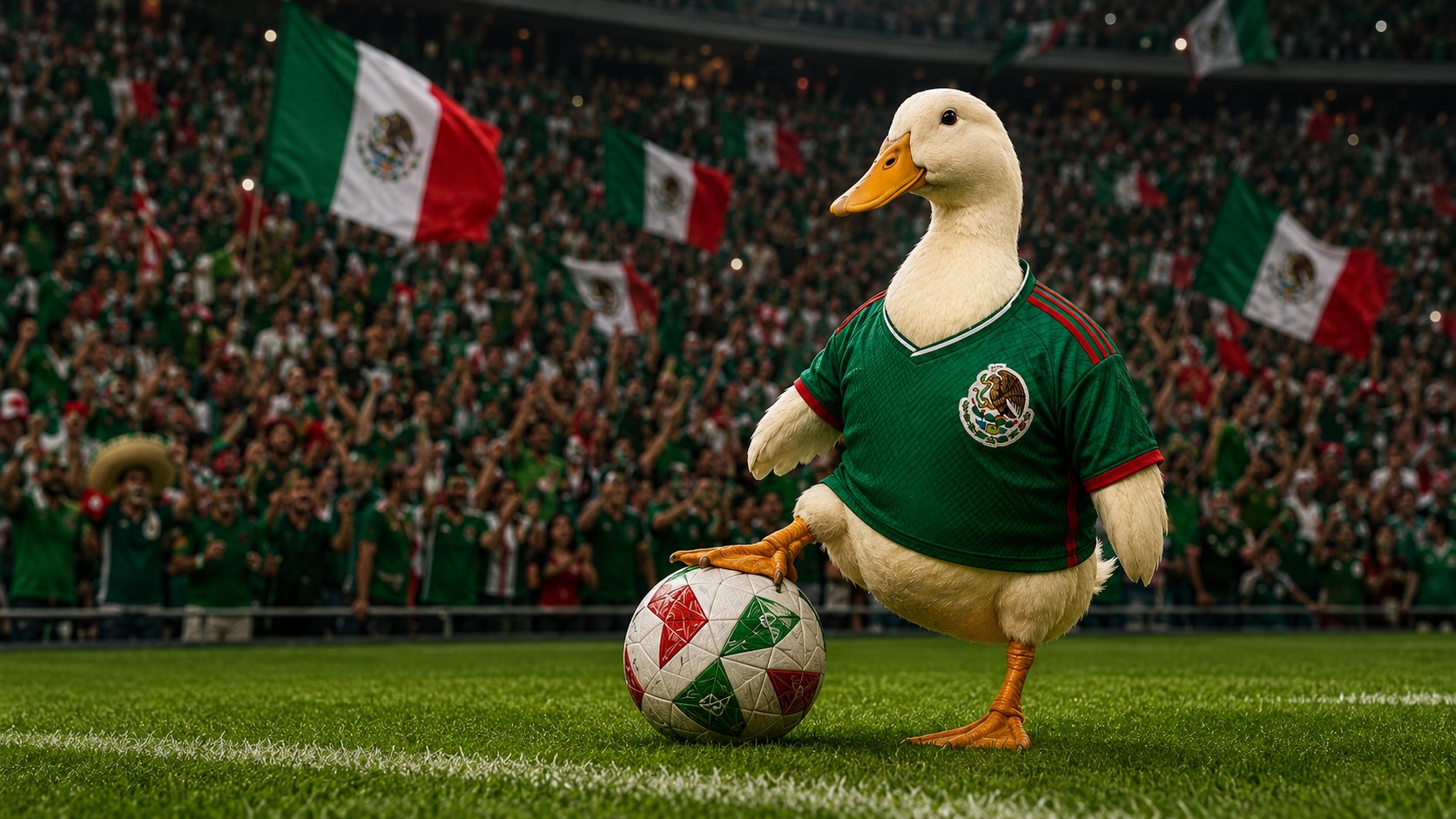 Merlin die mexikanische WM2026 Ente