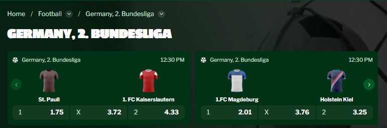Wetten 2.Bundesliga
