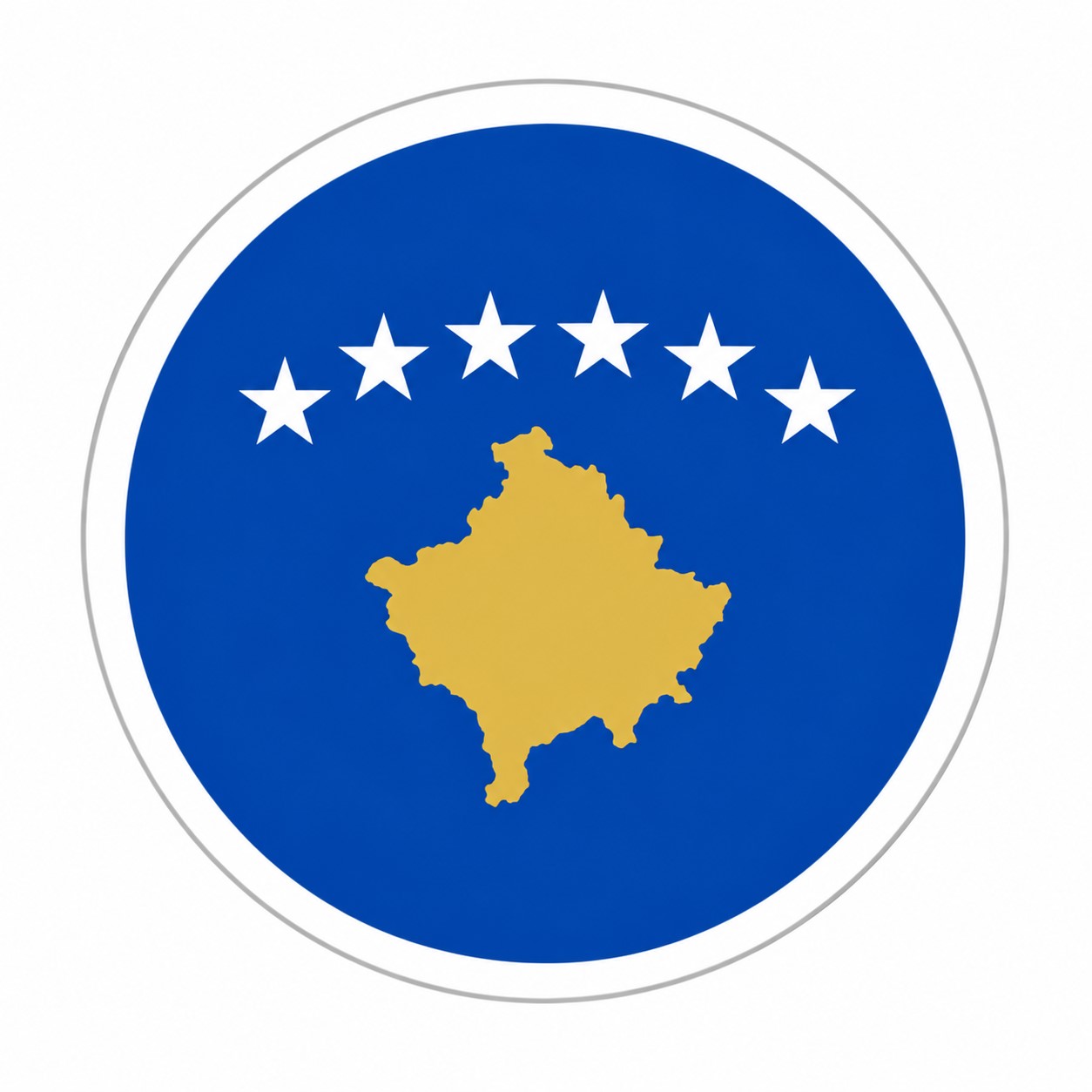 Kosovo Flagge